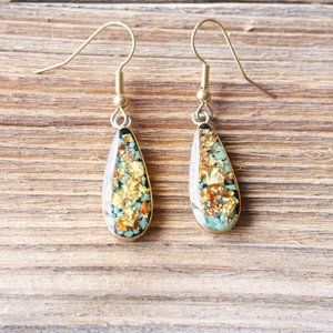 Copper and Turquoise Earrings